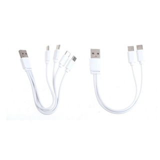 Charmantcc1 Cáp chia USB C Cáp sạc bốn cổng đôi cho điện thoại di động