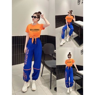 Áo croptop nữ buộc vạt dáng thụng, siêu thoáng mát tập shuffle dance, gym, yoga, zumba,aerobic