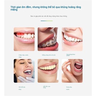 Máy Tăm Nước Cầm Tay Oral Irrigator - bàn chải đánh răng điện Vệ Sinh Răng Miệng Máy rửa răng miệng Hàng Chính Hãng Luyoo34