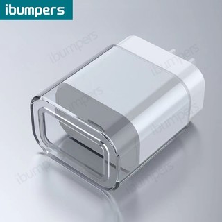 ibumpers Ốp Bảo Vệ Đầu Sạc Cho Apple 20W (US) Sạc Silicon Trong Suốt Cho iPhone Original