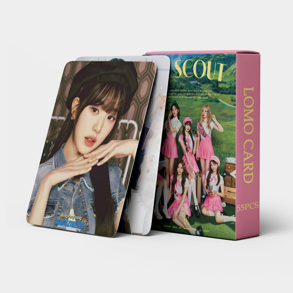Linxx 55 Chiếc IVE IVE SCOUT Album Lomo Card Kpop Photocards Bưu Thiếp Series