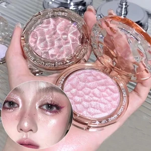 Bảng màu huỳnh quang trang điểm Crystal Ripple với kết cấu khoai tây Puree, độ bóng cao và độ sáng cao cho trang điểm mặt nữ