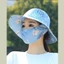 Mũ Chống Nắng EBINLANDS, Bảo Vệ Mặt Cổ Rộng Vành Chống Nắng Mũ, Khăn Cho Nữ Chống Tia uv Mũ Đuôi Ngựa Công Sở Nông Nghiệp