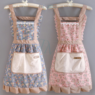 Tạp Dề Bếp BUNNIES HOUSE Cao Cấp, Chống Thấm Nước, Thiết Kế Có Miếng Lau Tay Thấm Hút