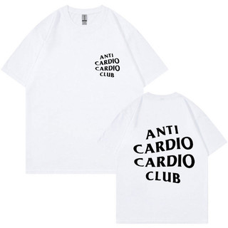 Plus Kích Thước Chống Cardio Câu Lạc Bộ Áo Tập Gym Cuộc Sống In Chữ Áo Thun Cotton Cho Nữ Quần Áo Oversize Nam Tee Mùa Hè