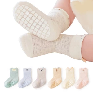 Mya Cặp 3 Tất Sàn Cho Bé Mềm Mại Và Thoáng Khí Cho Bé Thiết Kế Không Xương