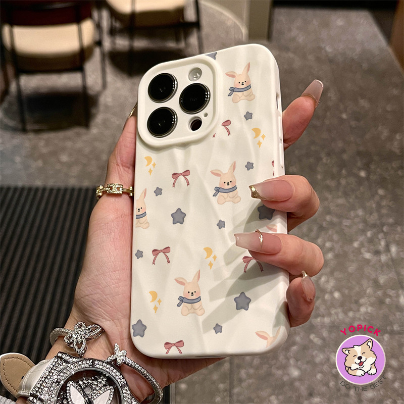 Thỏ Dễ Thương Cho IPhone 15 Ốp Lưng Điện Thoại 4 13 12 11 Pro Max X XS XR XS Max 7 8 Plus SE2020 Vỏ Điện Thoại Quà Tặng Sinh Nhật Ngày Lễ Tình Nhân