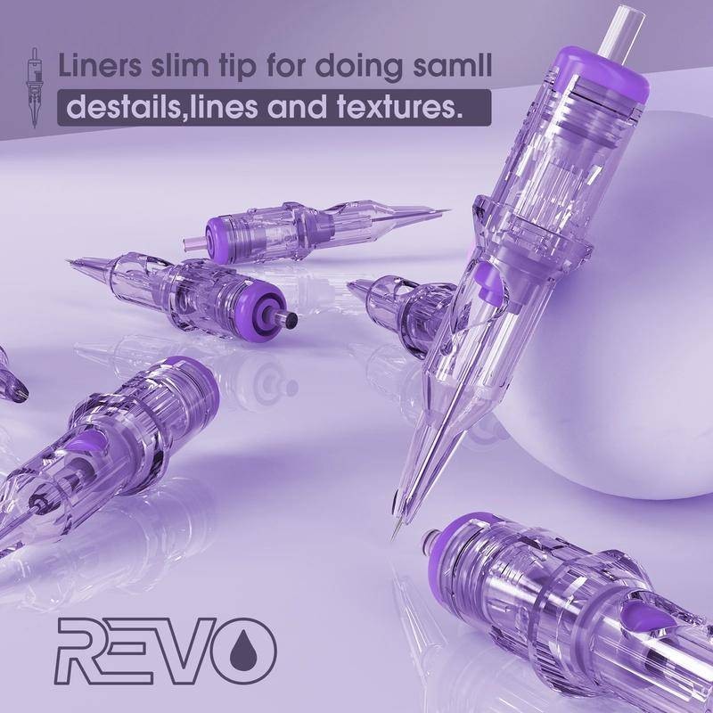 Inkin REVO Cartridge Hình Xăm Kim Dùng Một Lần Khử Trùng An Toàn Trang Điểm Vĩnh Viễn Lông Mày Môi Tròn Lót
