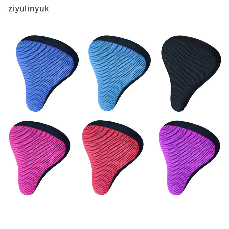 Ziyulinyuk 3D Mềm Xe Đạp Bọc Ghế Đi Xe Đạp Silicon Đệm Đi Xe Đạp Thoáng Khí Thoải Mái Xe Đạp EN