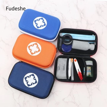Túi đựng thuốc FUDESHE Hộ gia đình Du lịch ngoài trời Y tế Túi EVA Bộ đa chức năng Vải Cắm trại Túi y tế