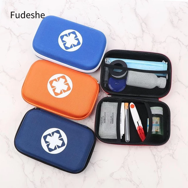 Túi đựng thuốc FUDESHE Hộ gia đình Du lịch ngoài trời Y tế Túi EVA Bộ đa chức năng Vải Cắm trại Túi y tế