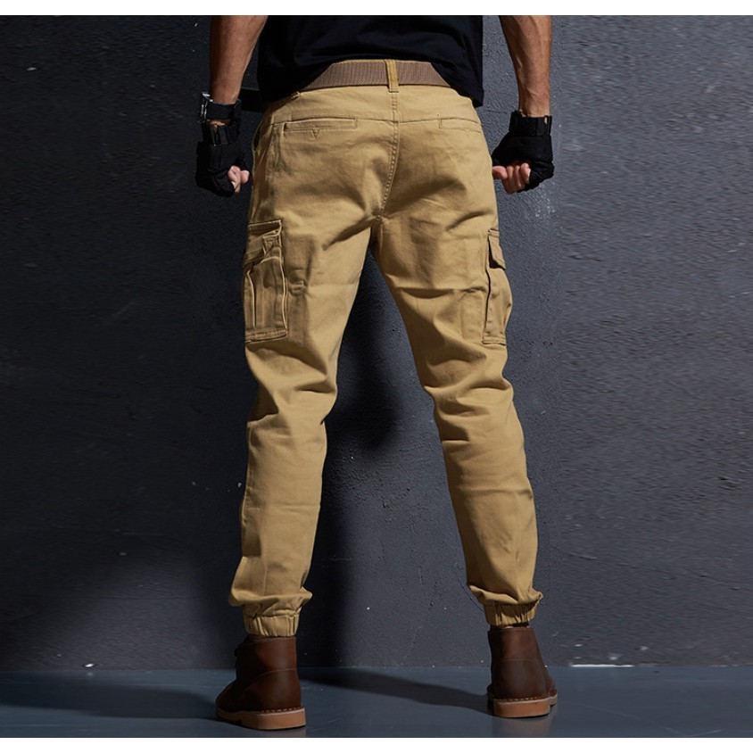 Quần Jogger túi hộp VANCENI_Men Multi Pockets Cargo Pants