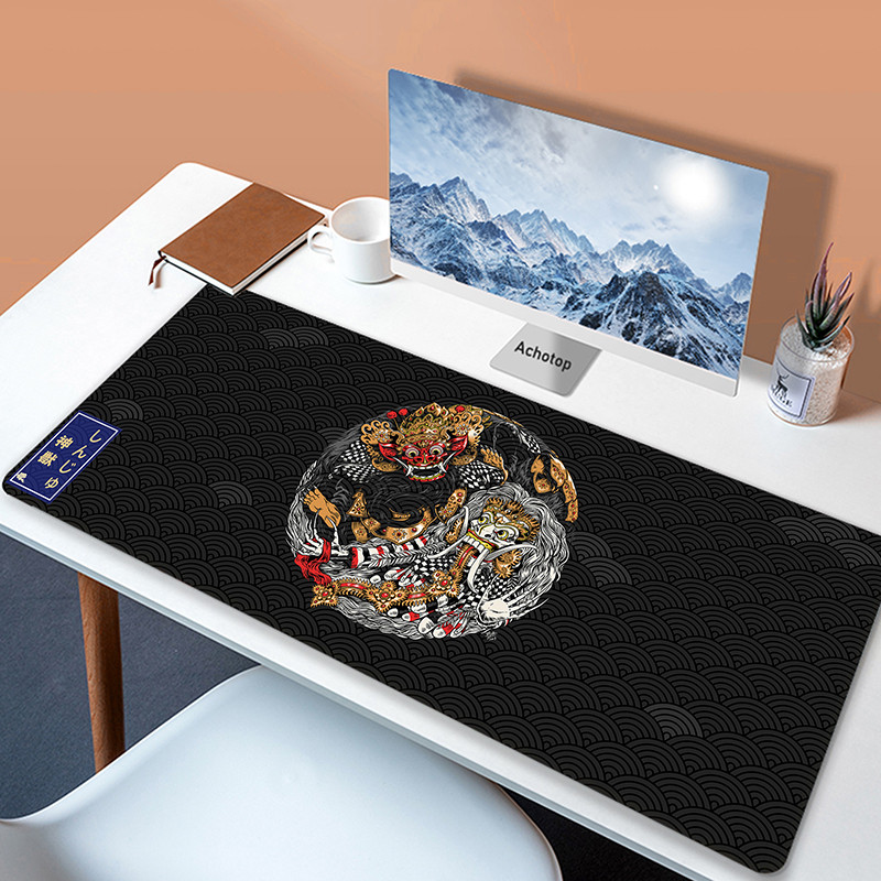 Chơi Game Mousepad Game Thủ Mousemat Nhật Bản Lớn Đen Chuột Thảm Bàn Lớn Miếng Lót XXL Miếng Lót Chuột 80x30cm Bàn Phím Thảm Pc Cao Su Deskmat