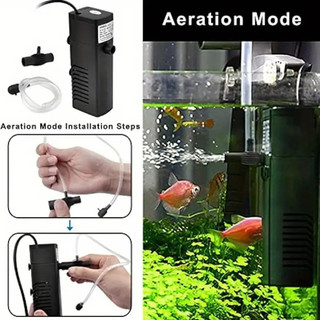 Bộ lọc bể cá bên trong với hệ thống sục khí trong một Bộ lọc tích hợp để lọc bể cá / Bộ lọc bể cá / Bộ lọc chìm đa chức năng