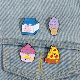 Thời Gian Phiêu Lưu Nhân Vật Hoạt Hình Thổ Cẩm Dễ Thương Pizza Kem Tạo Kiểu PB LSP FP Công Chúa Huy Hiệu Ba Lô Phụ Kiện Quà Tặng Cho Bạn Bè