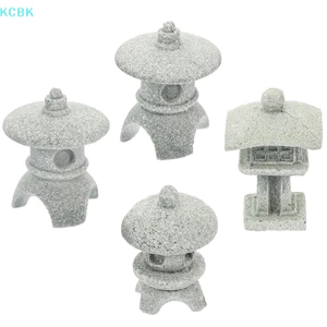 Đèn Lồng Trung Quốc Gazebo Retro Chùa Trang Trí Mô Hình Đá Thu Nhỏ Tượng Phụ Kiện Nhà [BK]