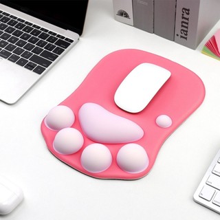 Mèo Móng Vuốt Cổ Tay Miếng Lót Chuột 3D Hoạt Hình Tay Miếng Lót Cổ Tay Thoải Mái Văn Phòng Máy Tính Bàn Phím Cổ Tay Miếng Lót