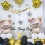 Set Trang Trí Đầy Tháng Cho Bé Gái Đồ Trang Trí - Tiến Bóng Bay
