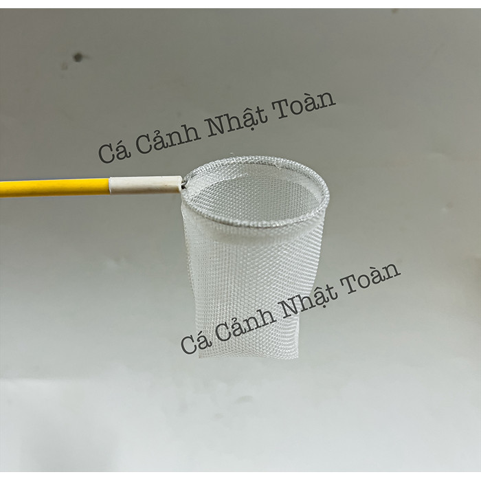 Vợt Vợt Tép Lưới Nano Định Hình (Không Gập Lưới, An Toàn Cho Tép) Dài 32cm