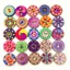 100 Chiếc Nhiều Màu Retro Họa Tiết Nút Gỗ Cho Handwork May Sổ Lưu Niệm Đồ Trang Trí Quần Áo Phụ Kiện Quà Tặng Thẻ Trang Trí