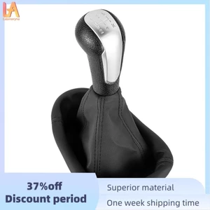 Phụ tùng Phụ kiện ô tô 5 tốc độ Gear Stick Shift Knob với Gaiter Boot cho Chevrolet Spark 2009-2011 2013 2014 2015 2016