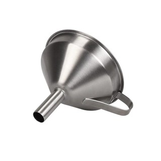 Phễu thép không gỉ SCANDIFY, bộ lọc tháo rời, miệng rộng, dụng cụ bếp mini kim loại, tránh tràn dầu