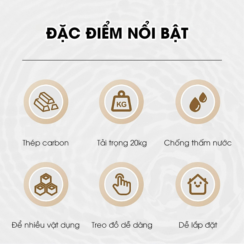 Kệ để đồ rửa chén, nước rửa chén bát, giẻ lau để bồn rửa My Nhân thép carbon sơn nhiệt chống rỉ sét