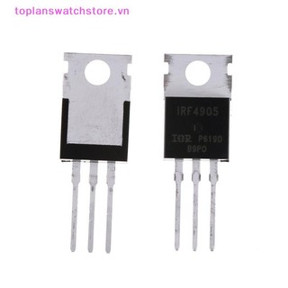 Toplanswatchstore 10 chiếc IRF4905 IRF4905PBF Power MOSFET 74A 55V P-Channel IR TO-22 VN
