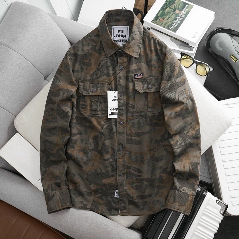 Áo sơ mi phong cách tactical_dã ngoại