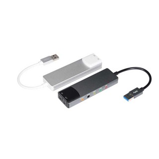 USB 6-in-1 External Optical Sound Card - 5.1 Channel Audio for Enhanced Sound Quality