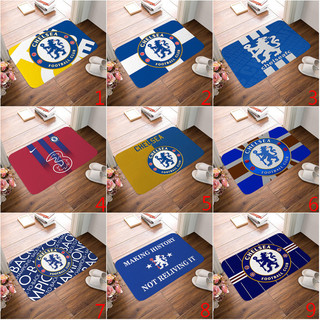 Thảm cửa Logo Chelsea FC Quà tặng thiết thực cho bạn bè Phòng ngủ Văn phòng Trang trí nội thất Thảm trải sàn chống trượt (60x40CM)