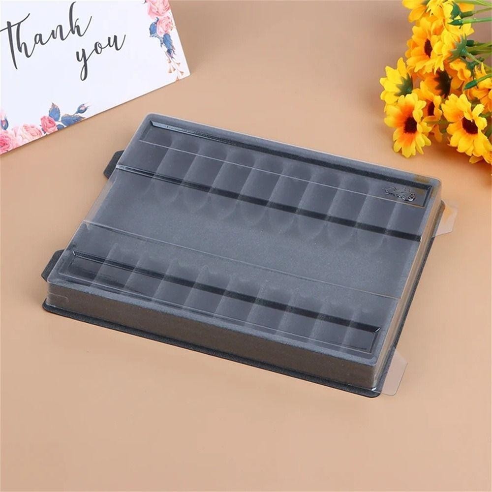 Hộp đựng bút đài phun nước DARON, Hộp đựng bút trong suốt Hộp đựng bút, Hộp đựng bút nhựa quay lại trường học Giữ 10 bút Hộp trưng bày Studnet Sử dụng