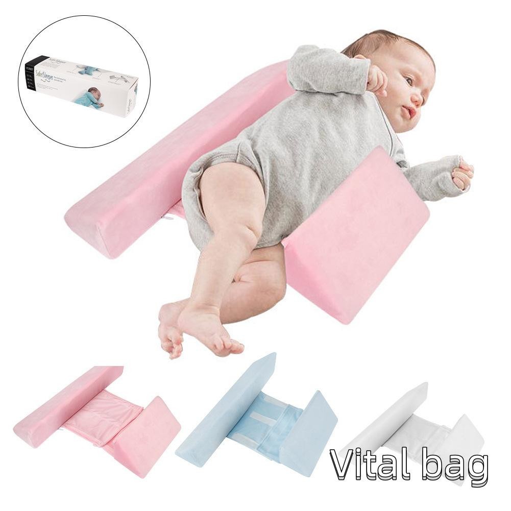 Gối Bên Bé 45° Gối hỗ trợ tam giác nghiêng có dây kéo vô hình Vỏ gối có thể tháo rời