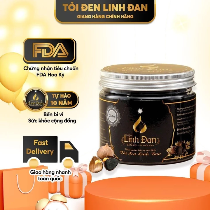 TỎI ĐEN CÔ ĐƠN MỘT NHÁNH HŨ NHÂN 250GR THƯƠNG HIỆU LINH ĐAN, TỎI ĐEN LÊN MEN 60 NGÀY TĂNG ĐỀ KHÁNG DẺO THƠM NGỌT