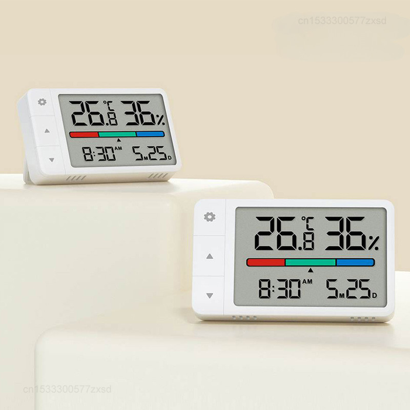 Nhiệt kế Xiaomi MiaoMiaoCe Máy đo độ ẩm Trạm thời tiết Máy đo độ ẩm Đồng hồ đa chức năng cho cảm biến độ ẩm nhiệt độ gia đình