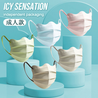 Bộ 50 mặt nạ màu Macaron 3PLY chống bụi cho người lớn/trẻ em, đóng gói riêng