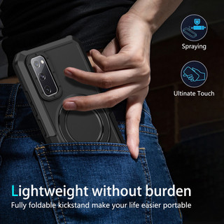 Dành Cho Samsung S20 FE / S21 FE 5G Ốp điện thoại PC Cứng Mặt Sau Mềm TPU Edge Quân Sự Cấp Chống Rơi Chống Sốc Mỏng Bao