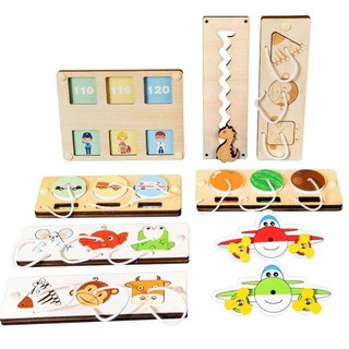 FASHIONEXPRESS Đồ chơi bảng bận rộn Montessori DIY, phụ kiện nắm tay, giác quan, công tắc, đồng hồ