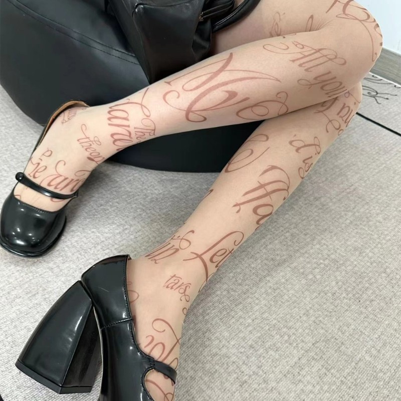 VIC Sheer Quần Vô Hình Quần Eo Quần Vintage Đùi Vớ