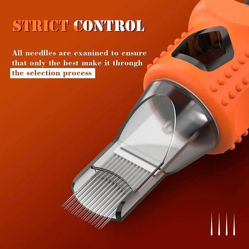 INKIN Silicone Hình Xăm Hộp Kim Hình Xăm Kim Màng An Toàn Cho Máy Xăm Hộp Mực