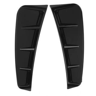 VBESTLIFE Side Marker Air Wing Vent Cover Trim ABS Glossy Black Phụ kiện ngoại thất đa năng cho ô tô