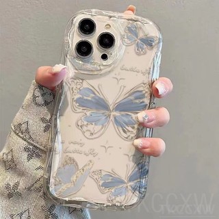 Dành Cho Samsung A23 A24 A25 A32 A33 A34 A35 A50 A50S A30S A51 A52 A52S A53 A54 A55 A72 A73 M34 J7 Prime Vỏ Điện Thoại Bướm Thời Trang Mềm Trong Suốt Bảo Vệ