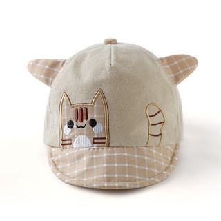 Mũ bóng chày cotton mềm mại có họa tiết hoạt hình chú mèo dễ thương. Thích hợp cho bé trai và bé gái từ 6-36 tháng