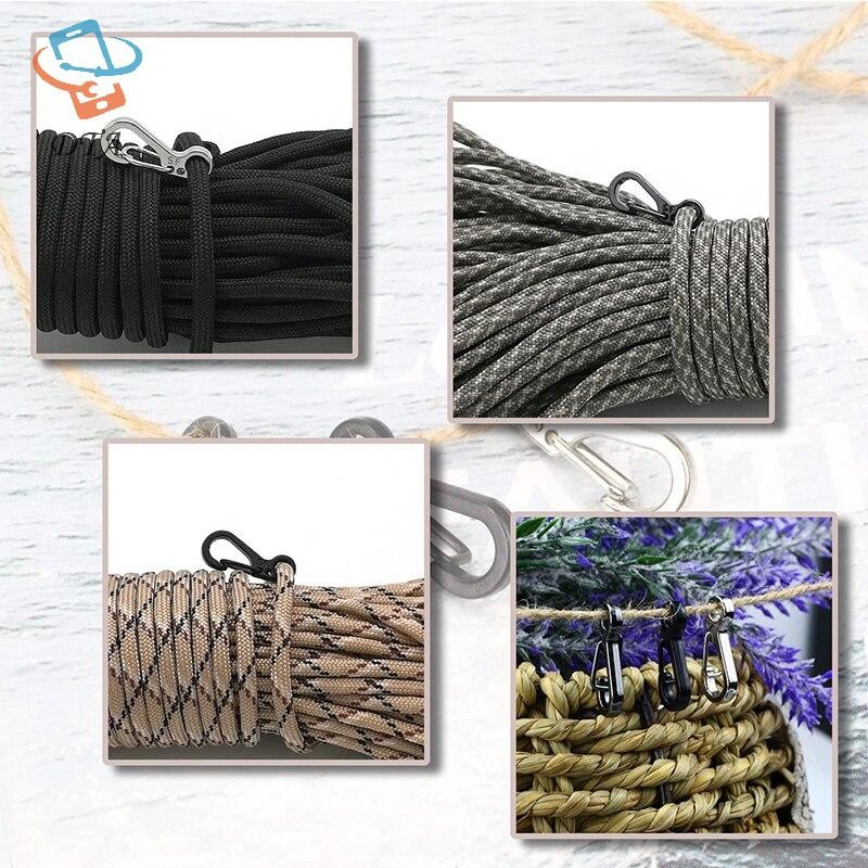 [DTA] 10 Cái / lốc Móc Khóa Carabiner Tiện Ích Cắm Trại Thiết Bị Sinh Tồn Móc Chụp Leo Núi SF Lò Xo Ba Lô Bánh Răng VN