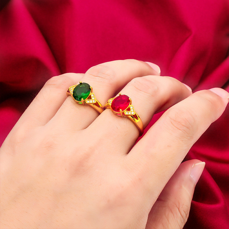 Women's Gold-Plated Ring by yuanzhenshishangshoushi.vn