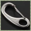 2 Chiếc Thuyền Biển Thép Không Gỉ Hình Trứng Lò Xo Kẹp Móc Kẹp Nhanh Carabiner Khóa Ngoài Trời