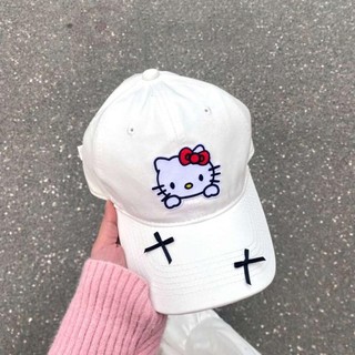 Mũ bóng chày kitty kitty kitty Nữ phiên bản Hàn Quốc Đơn giản Mũ thường ngày phù hợp