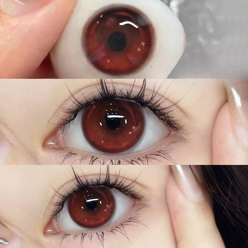 Kính áp tròng tiếp xúc MTTS eyes Đường kính: 14.0mm Ống kính màu xám Ống kính trang điểm mắt màu xanh lam 01