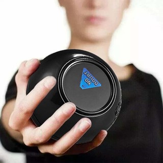 Keychain Black 8 Magic Prophet Ball Magic Props Hot Selling Toy 4.5CM