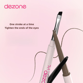 DEZONE Bút kẻ mắt Fine Easy To Color Phóng To chống nước của cả hai mắt
